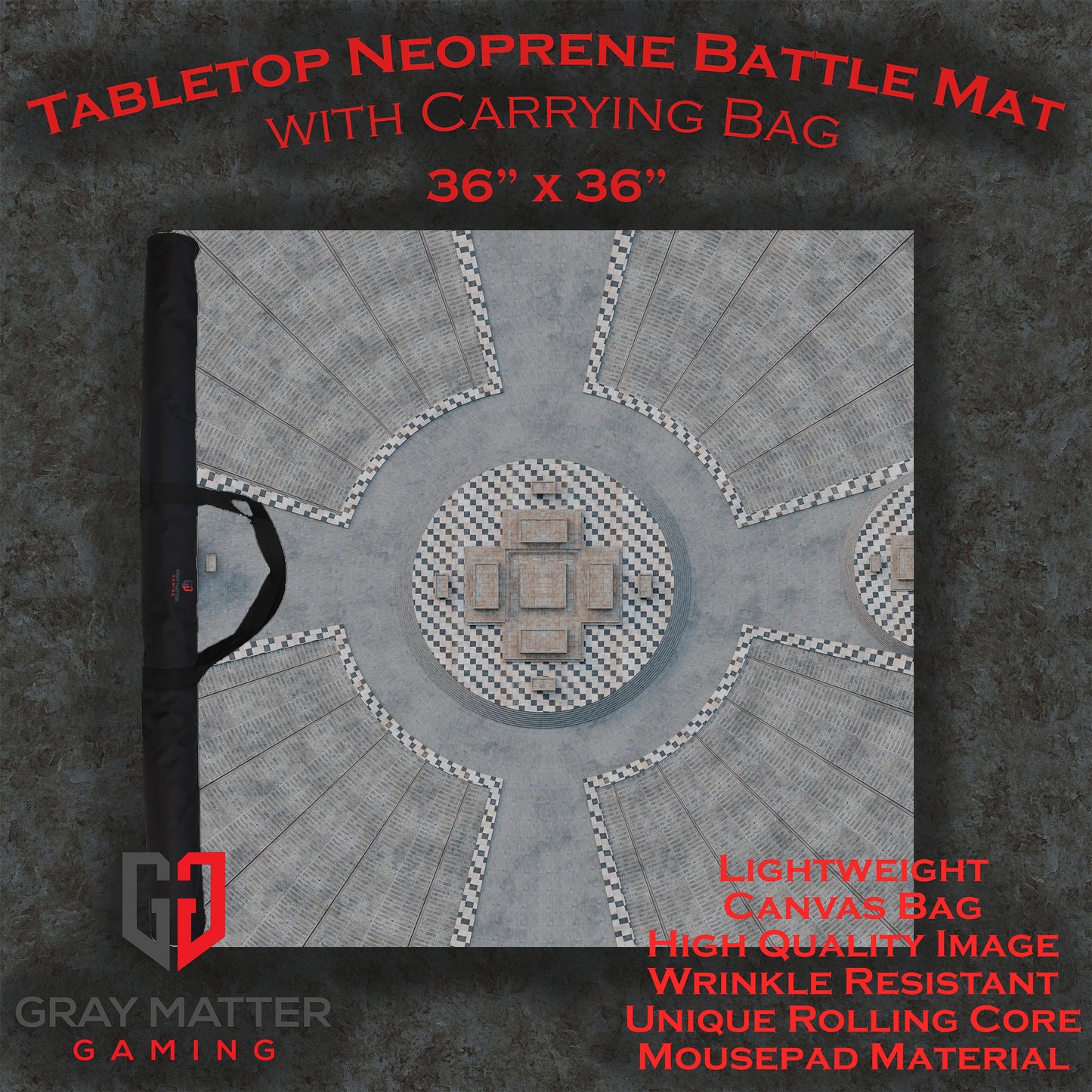 Grand Concourse - Neoprene Battle Mat with Bag