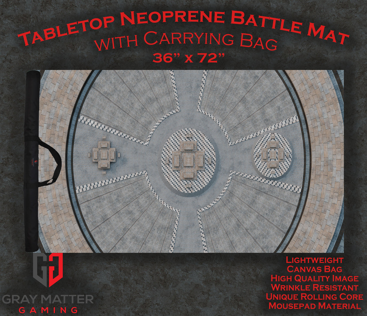 Grand Concourse - Neoprene Battle Mat with Bag