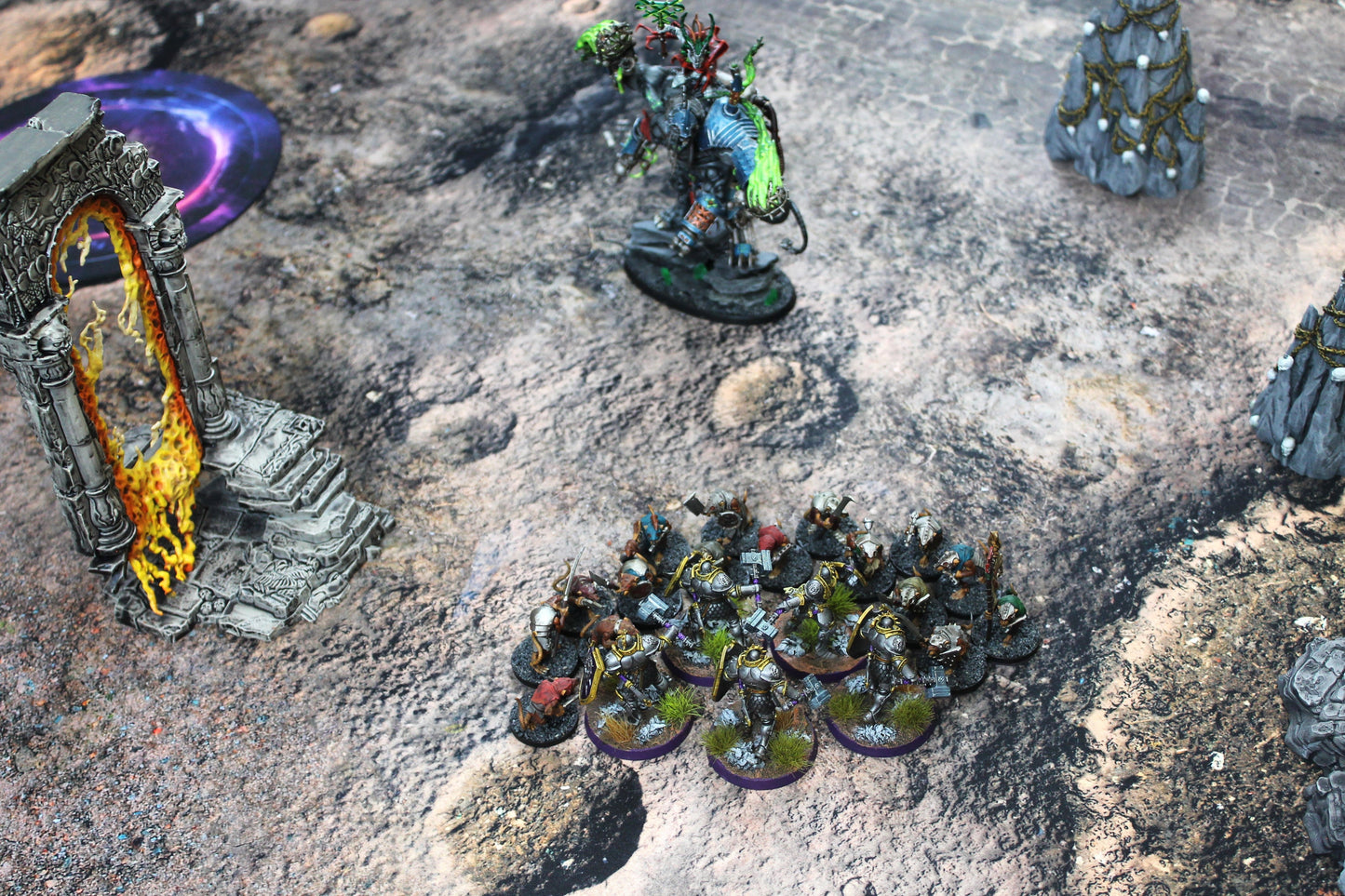Blasted Battlefield - Neoprene Battle Mat with Bag