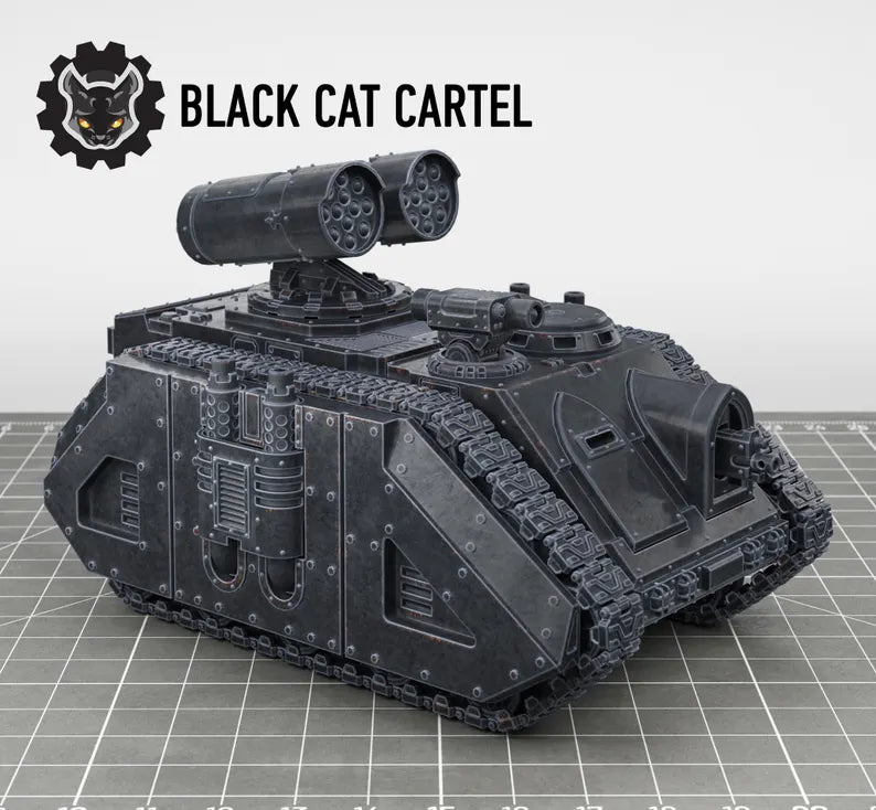 Frantic, Tactical Firestorm - Multiple Missile Launcher Tank | Compatible with Tabletop Wargames
