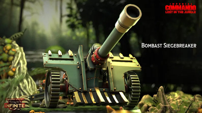 Bombast Siegebreaker, Heavy Artillery Unit - Imperial Commando | Compatible with Tabletop Wargames