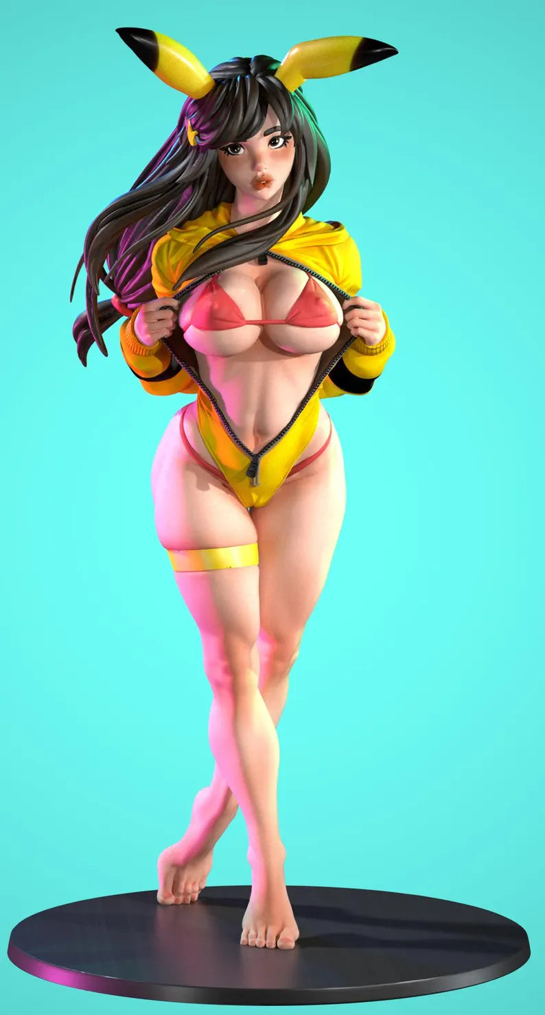 Pikamour, the Untamed Muse of Thunder - Waifumon