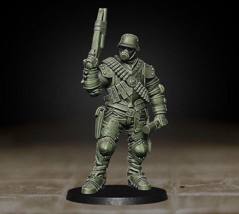 Cadaver Corps Infantry - Trench Warband Miniatures | Compatible with Tabletop Wargames