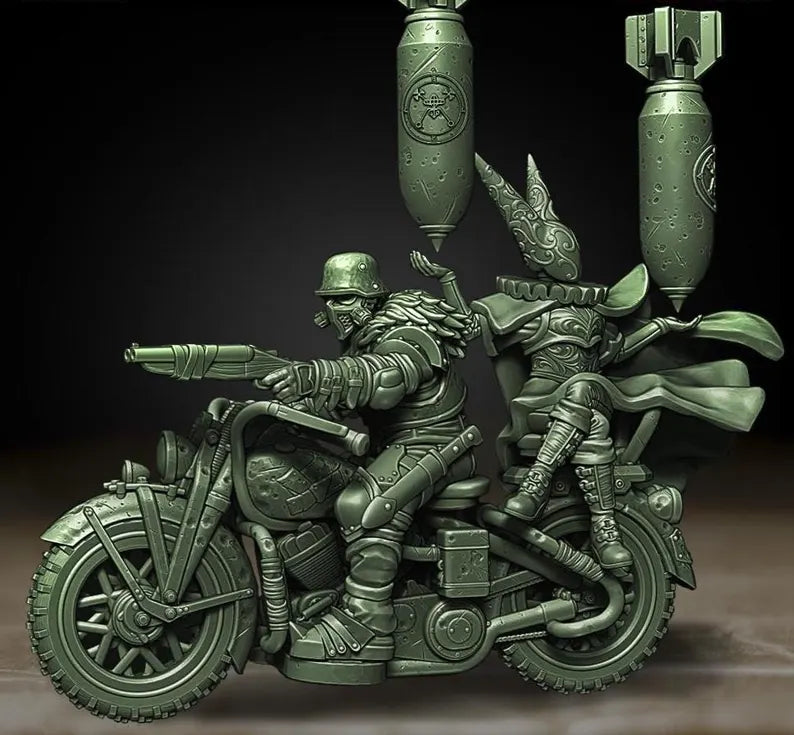 Cadaver Corps MC Trench Riders - Trench Warband Miniatures | Compatible with Tabletop Wargames