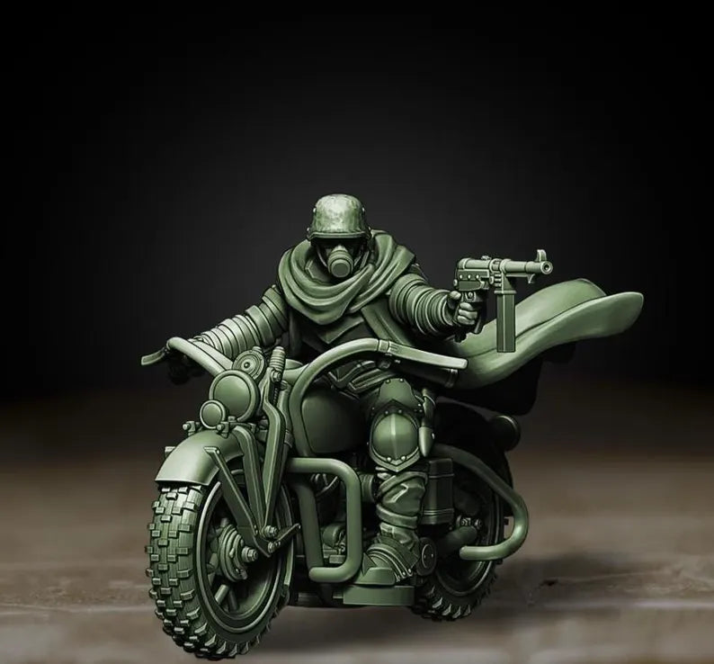 Cadaver Corps MC Trench Riders - Trench Warband Miniatures | Compatible with Tabletop Wargames