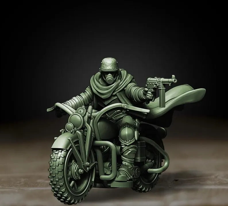Cadaver Corps MC Trench Riders - Trench Warband Miniatures | Compatible with Tabletop Wargames