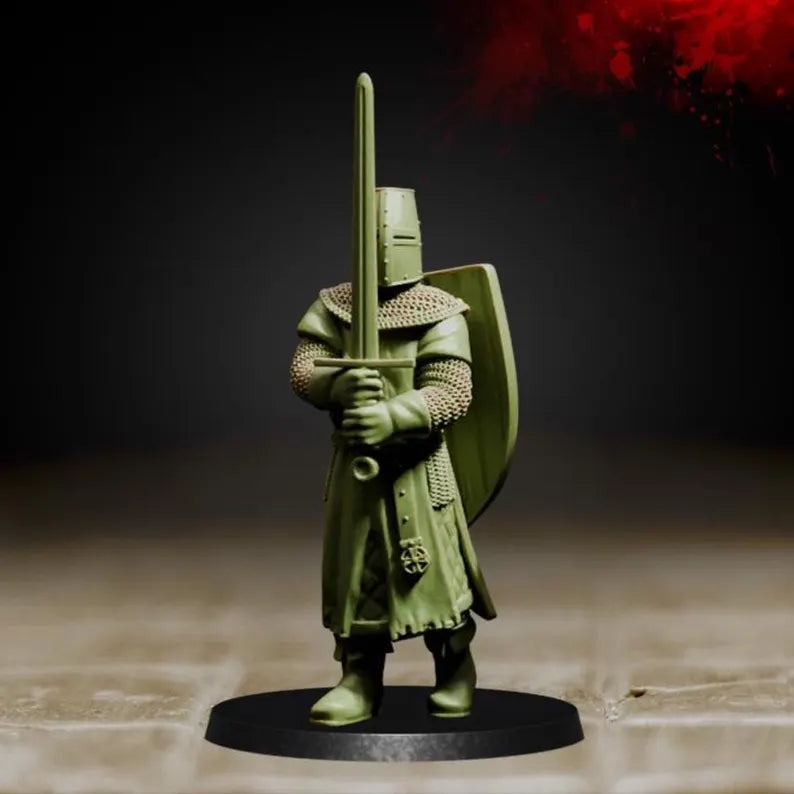 Teutonic Knights, Schwarzburg - Trench Warband Miniatures | Compatible with Tabletop Wargames