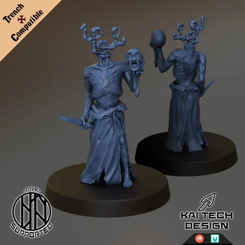 Heretic Chorister - Trench Warband Miniatures | Compatible with Tabletop Wargames