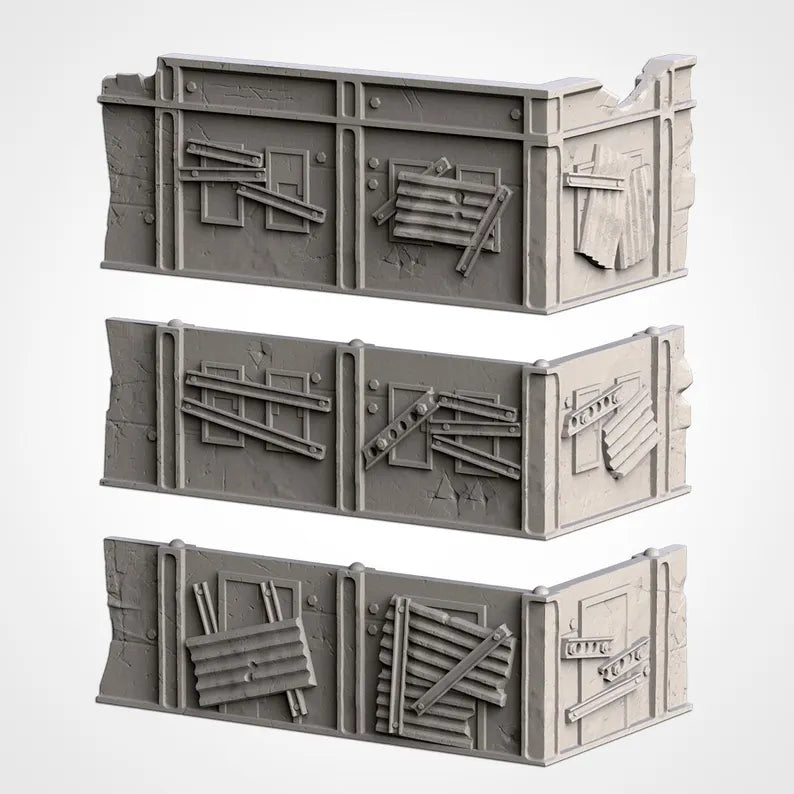 Post-Apocalyptic Ruins WTC Set - Official WTC Approved Terrain | For D&D Campaigns & Tabletop Games