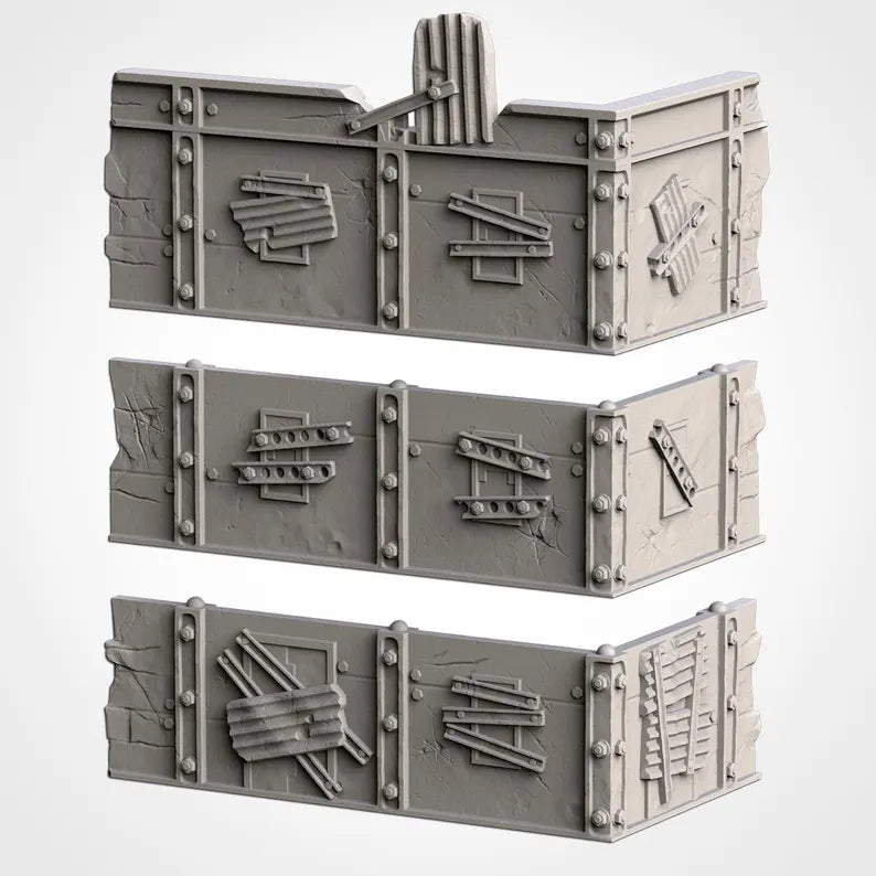 Post-Apocalyptic Ruins WTC Set - Official WTC Approved Terrain | For D&D Campaigns & Tabletop Games