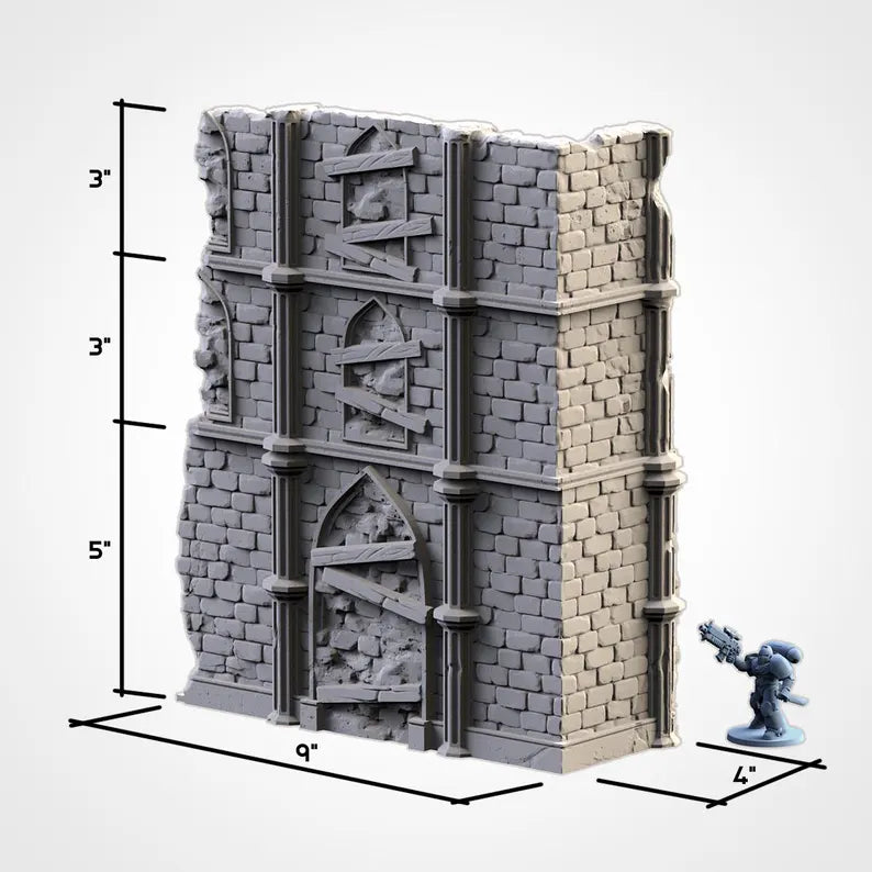 Temple Ruins WTC Set - Official WTC Approved Terrain | For D&D Campaigns & Tabletop Games