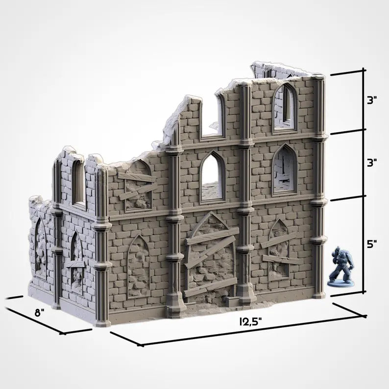 Temple Ruins WTC Set - Official WTC Approved Terrain | For D&D Campaigns & Tabletop Games
