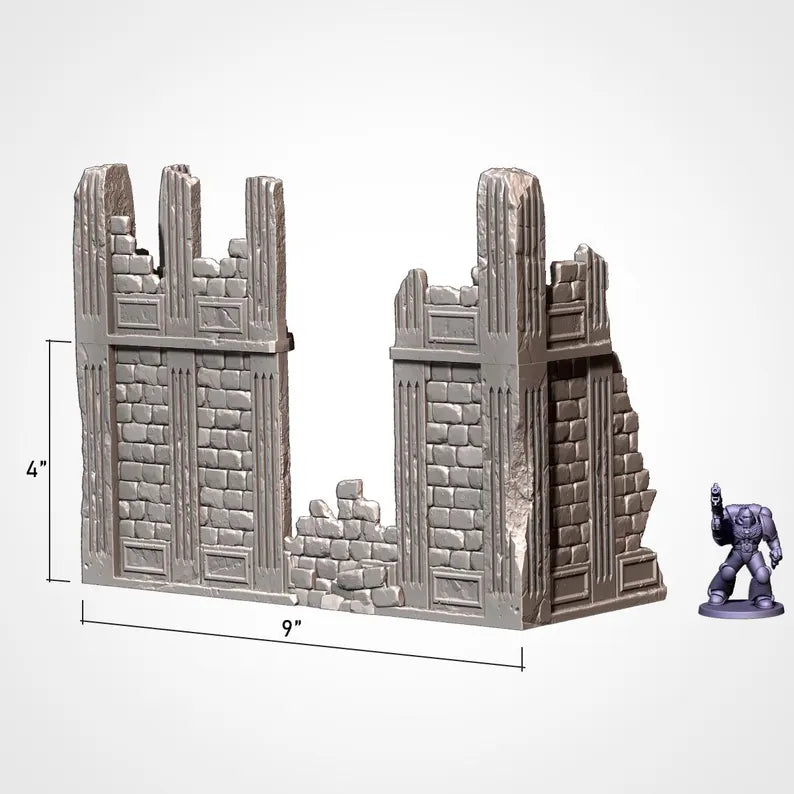 City Ruins – Complete Terrain Set for Skirmish Wargames | For D&D Campaigns & Tabletop Games