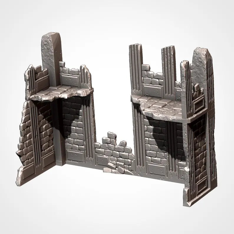 City Ruins – Complete Terrain Set for Skirmish Wargames | For D&D Campaigns & Tabletop Games