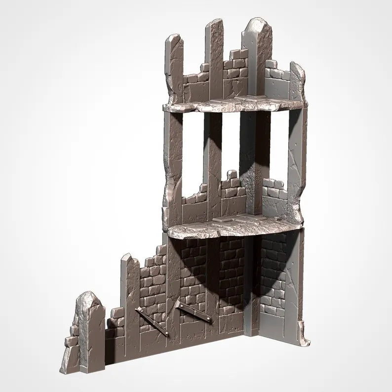 City Ruins – Complete Terrain Set for Skirmish Wargames | For D&D Campaigns & Tabletop Games