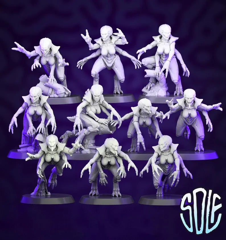 Xeno Stalkers - Alien Vanguard Swarm | Compatible with W40K/WG/SF