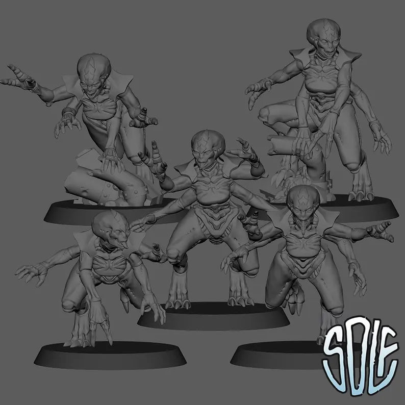 Xeno Stalkers - Alien Vanguard Swarm | Compatible with W40K/WG/SF