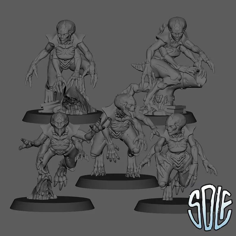 Xeno Stalkers - Alien Vanguard Swarm | Compatible with W40K/WG/SF