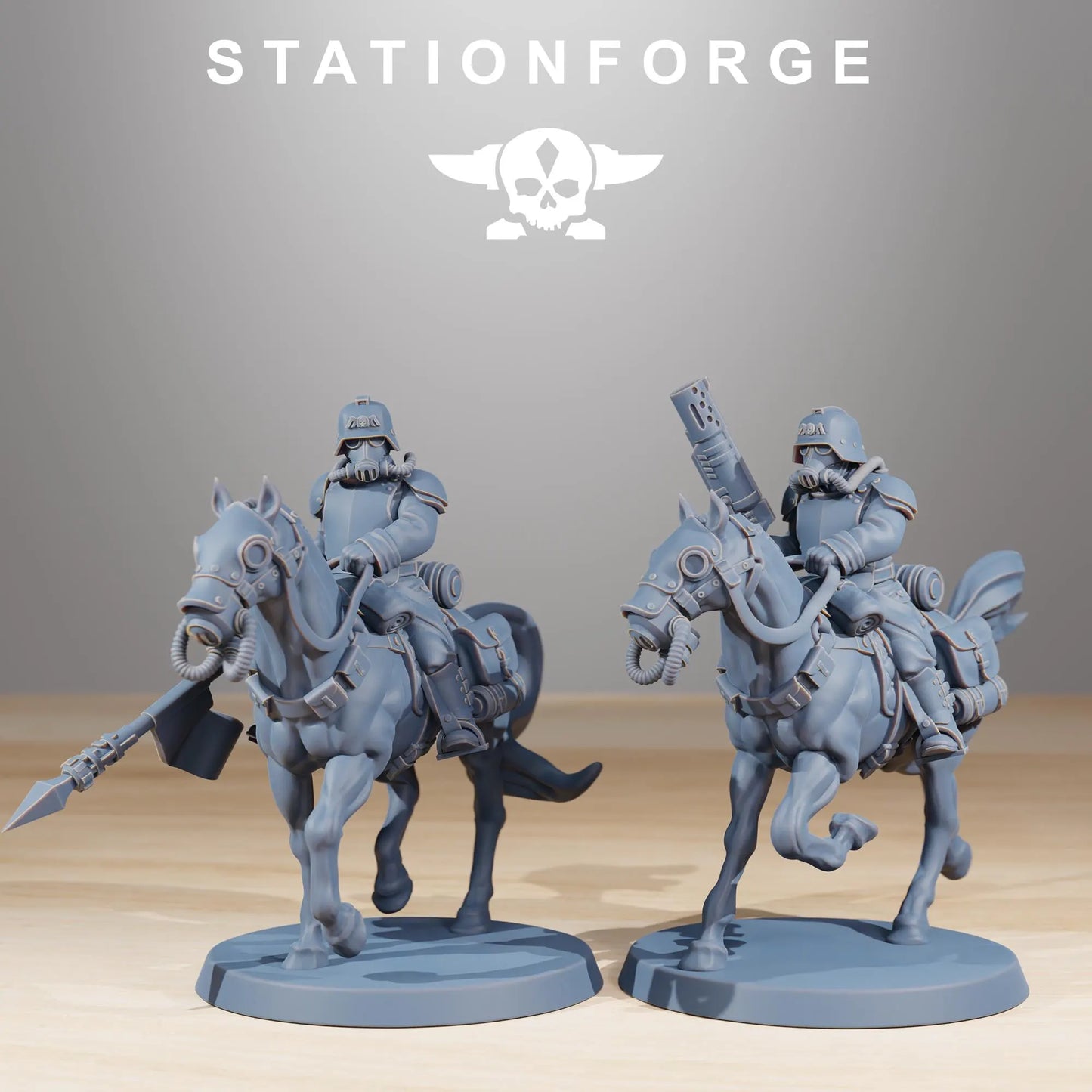 Grim Guard Cavalry Unit – Set of 10 | Compatible with W40K/WG/SF