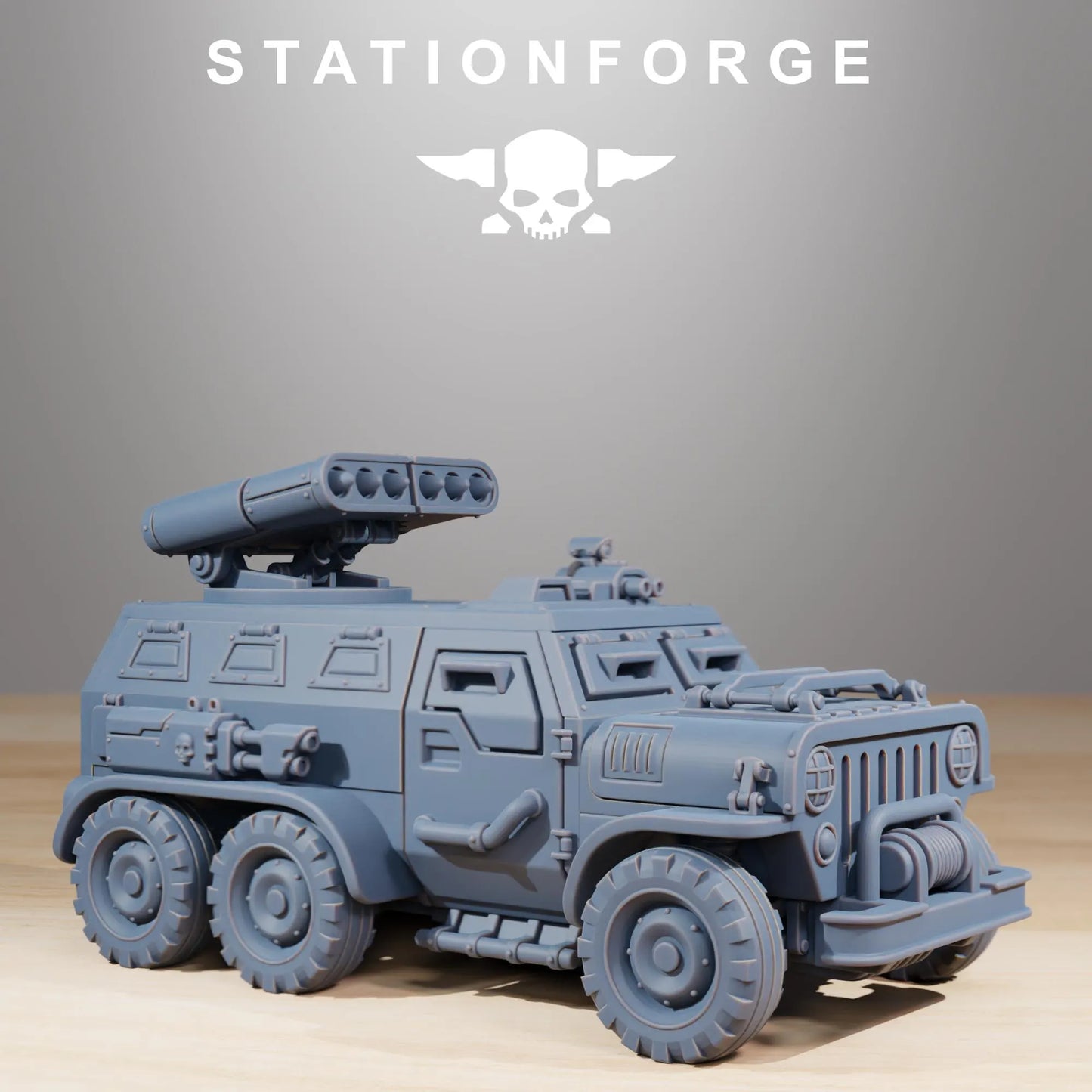 Grim Guard Armored Vehicle - Ultimate Battlefield Transport | Compatible with W40K/WG/SF