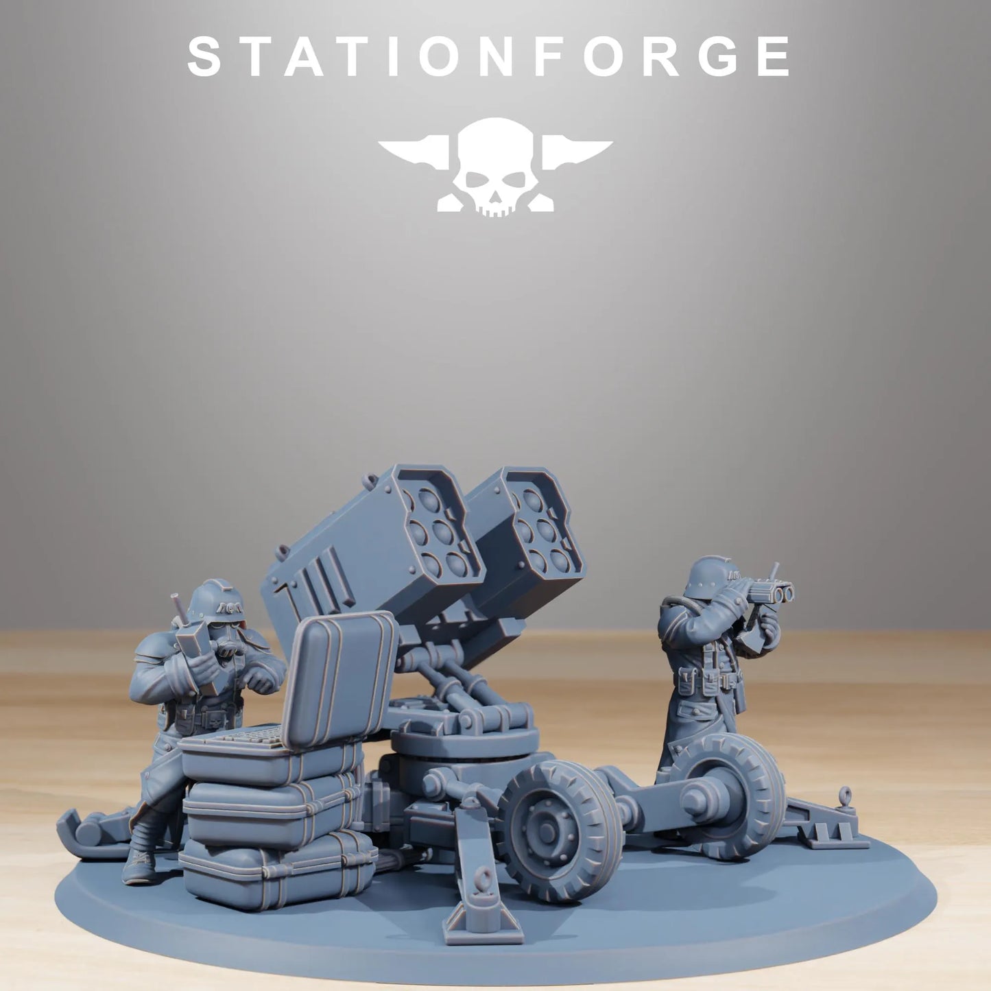 Grim Guard Battle Weapons - Heavy Firepower for the Frontlines | Compatible with W40K/WG/SF