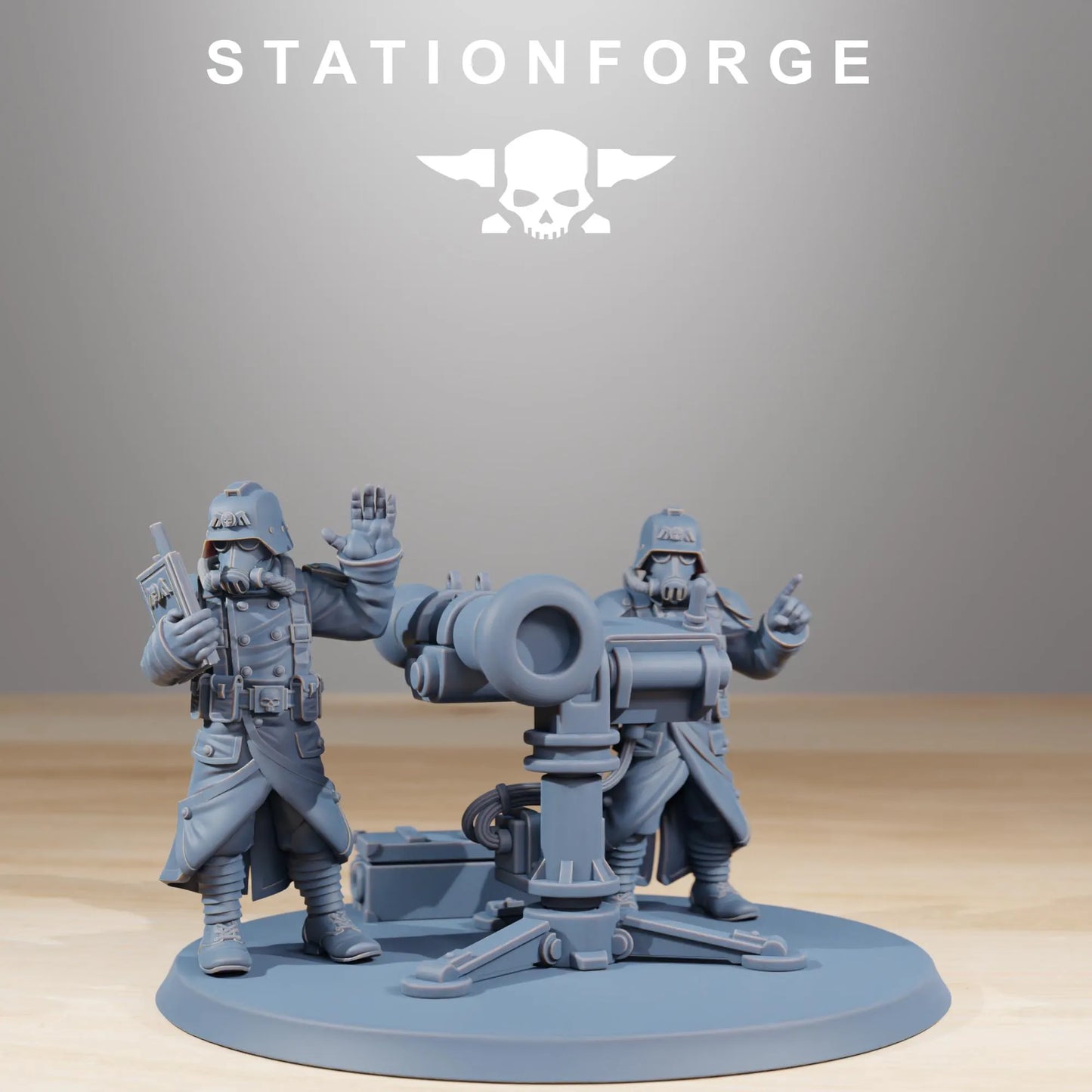 Grim Guard Battle Weapons - Heavy Firepower for the Frontlines | Compatible with W40K/WG/SF