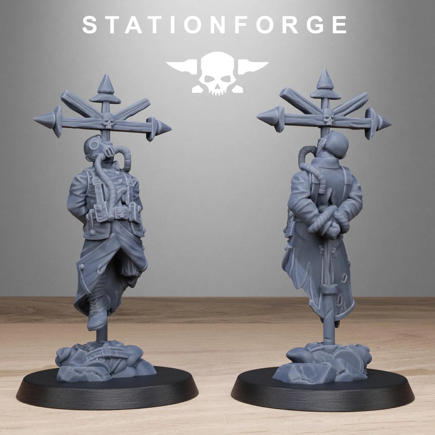 Grim Guard Objective Markers | Compatible with W40K/WG/SF