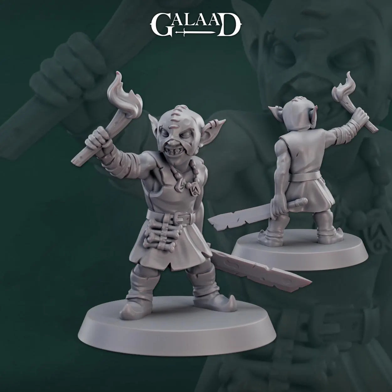 Goblins Bundle: 3D Resin Printed DnD (D&D) Pathfinder Miniatures