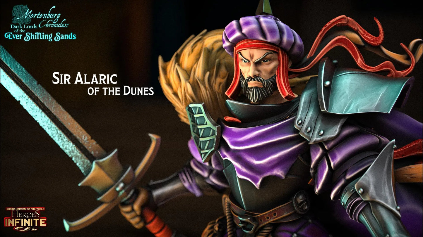 Sir Alaric of the Dunes - Ever Shifting Sands | Compatible with Tabletop Wargames
