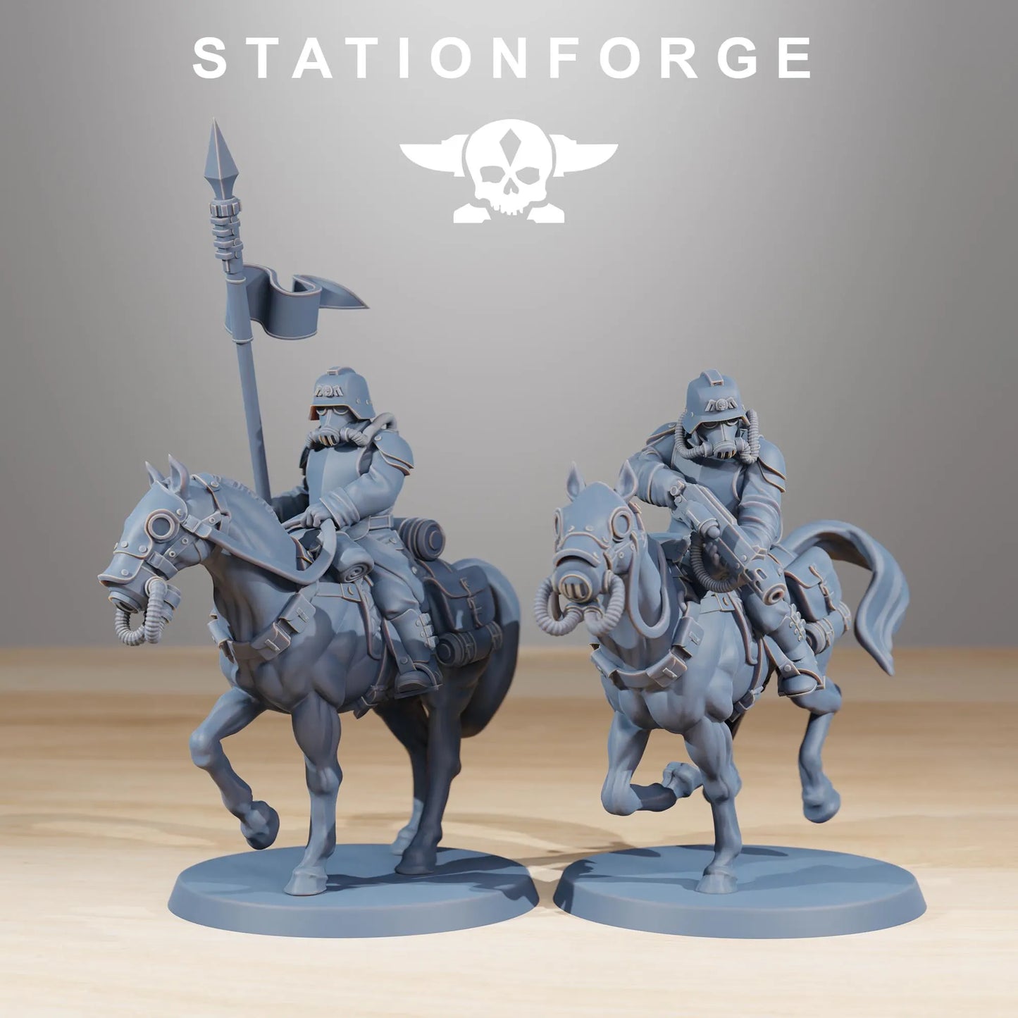 Grim Guard Cavalry Unit – Set of 10 | Compatible with W40K/WG/SF