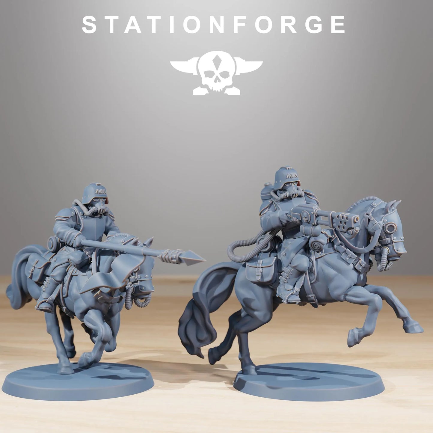 Grim Guard Cavalry Unit – Set of 10 | Compatible with W40K/WG/SF