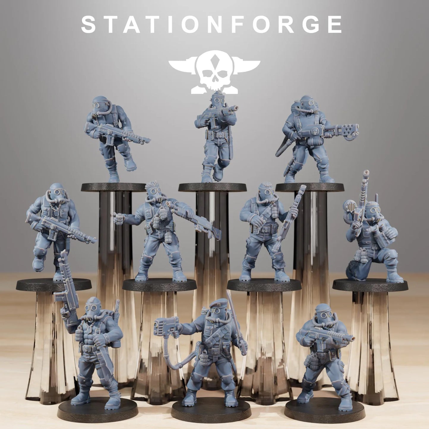 Grim Guard Jungle Fighters – Elite Tactical Infantry | Compatible with W40K/WG/SF
