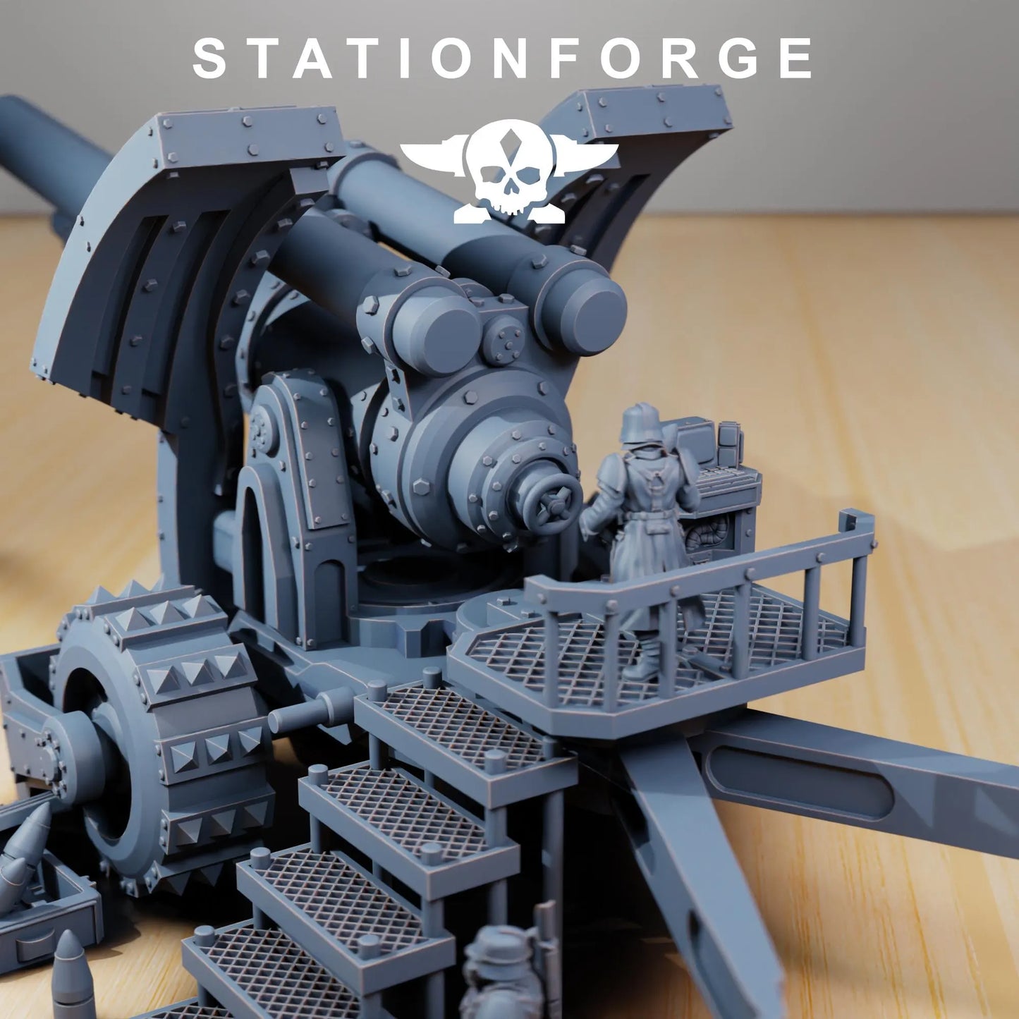 Grim Guard Artillery – Devastating Firepower for Your Battlefield | Compatible with W40K/WG/SF