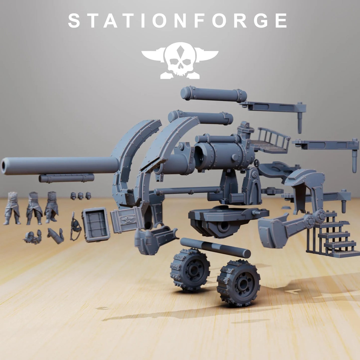 Grim Guard Artillery – Devastating Firepower for Your Battlefield | Compatible with W40K/WG/SF
