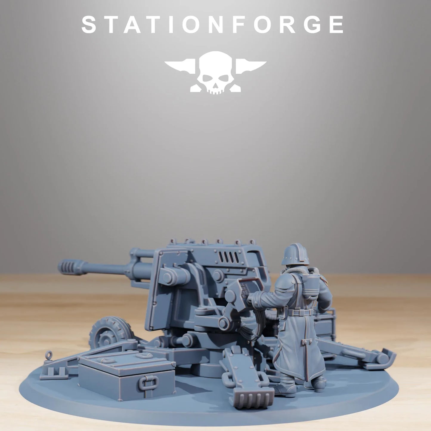 Grim Guard Battle Weapons - Heavy Firepower for the Frontlines | Compatible with W40K/WG/SF