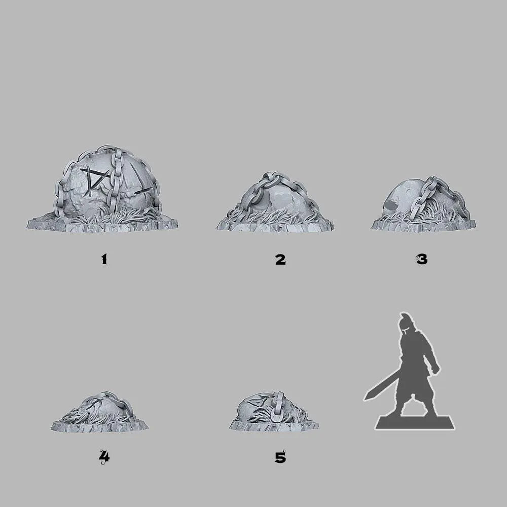 Mysterious & Cursed Artifacts: Dangerous Magic Stones – Mysterious Terrain Scatter | 3D Resin Printed DnD (D&D) Pathfinder Miniatures