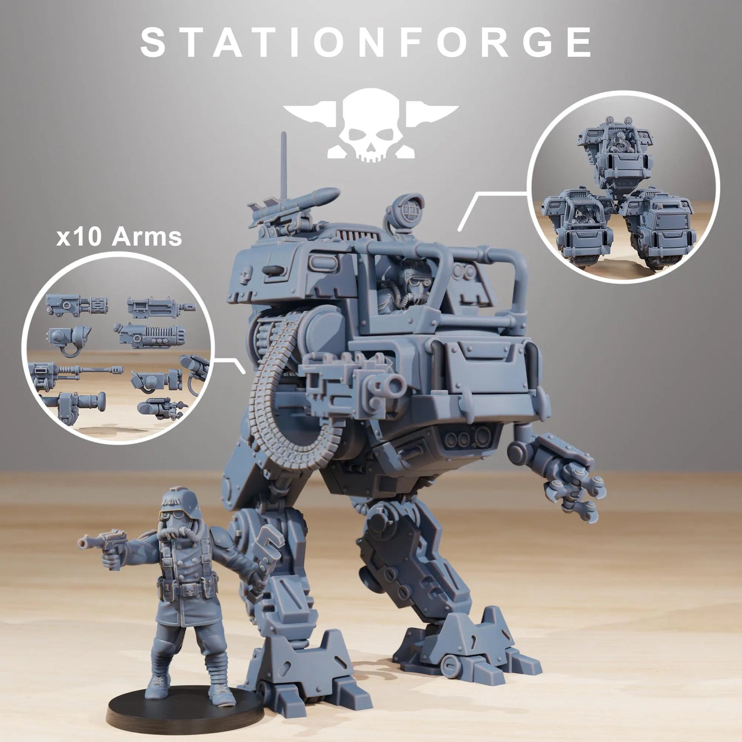 GrimGuard Starter Pack - Complete Army | Compatible with W40K/WG/SF
