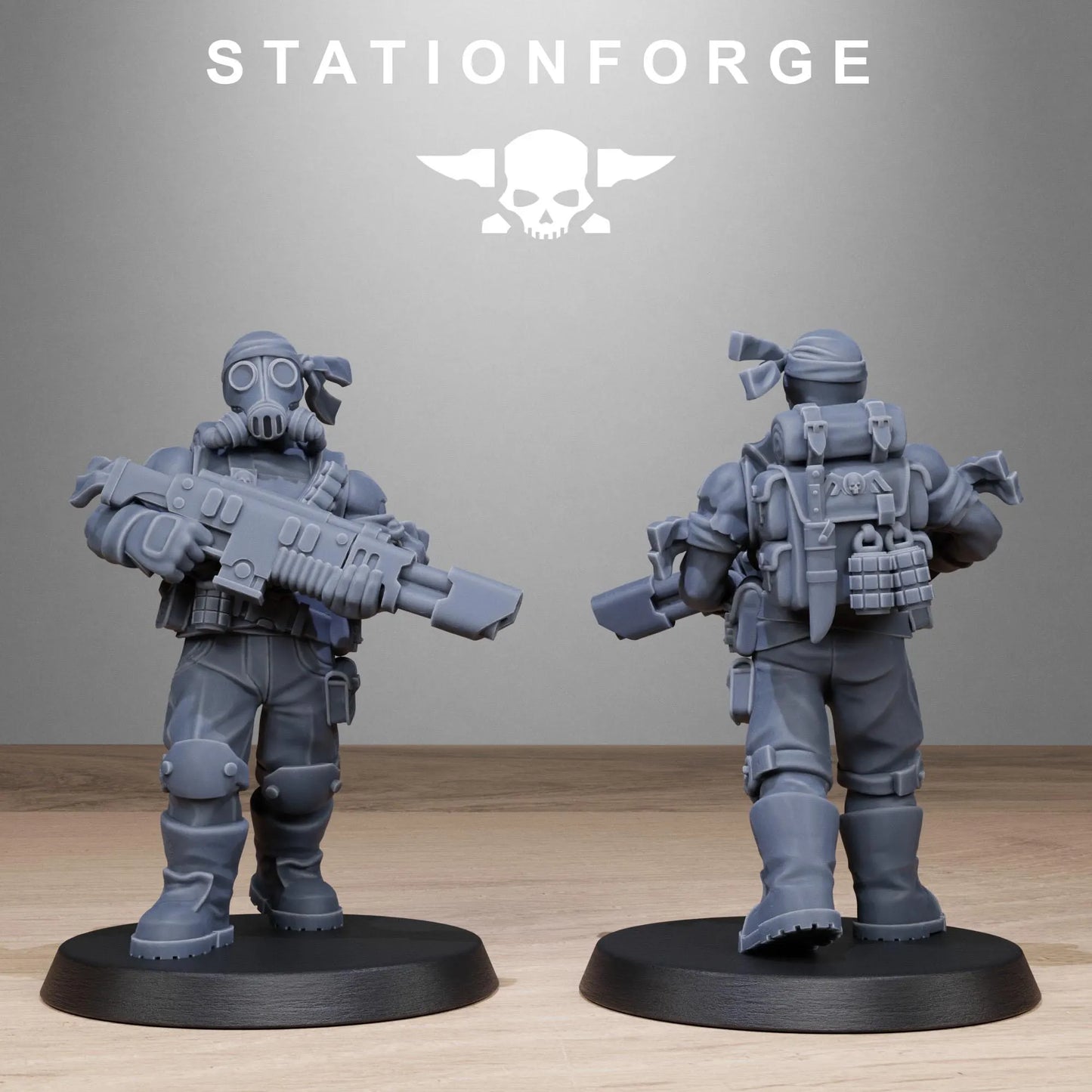 Grim Guard Jungle Fighters 2 | Compatible with W40K/WG/SF
