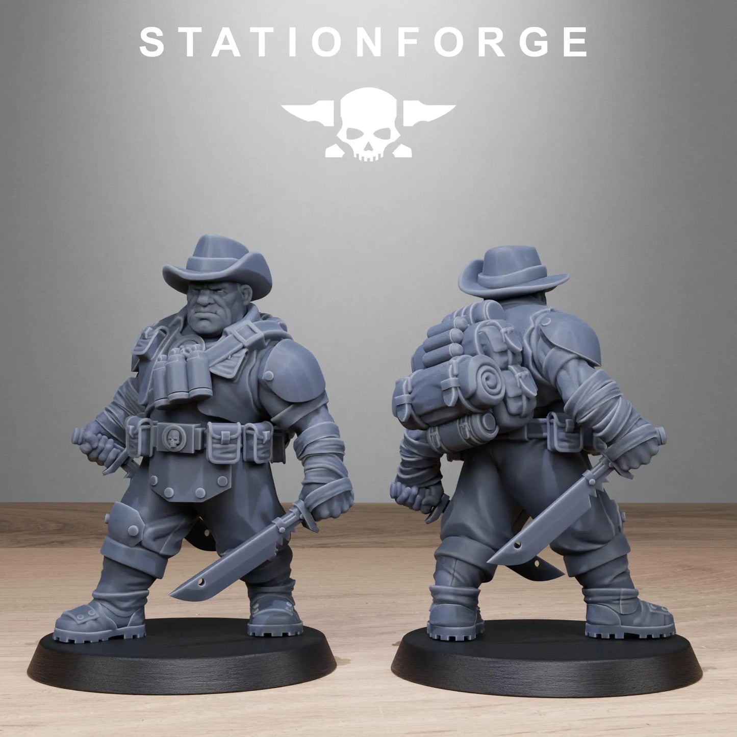 Grim Guard Jungle Fighters – Mutants | Compatible with W40K/WG/SF