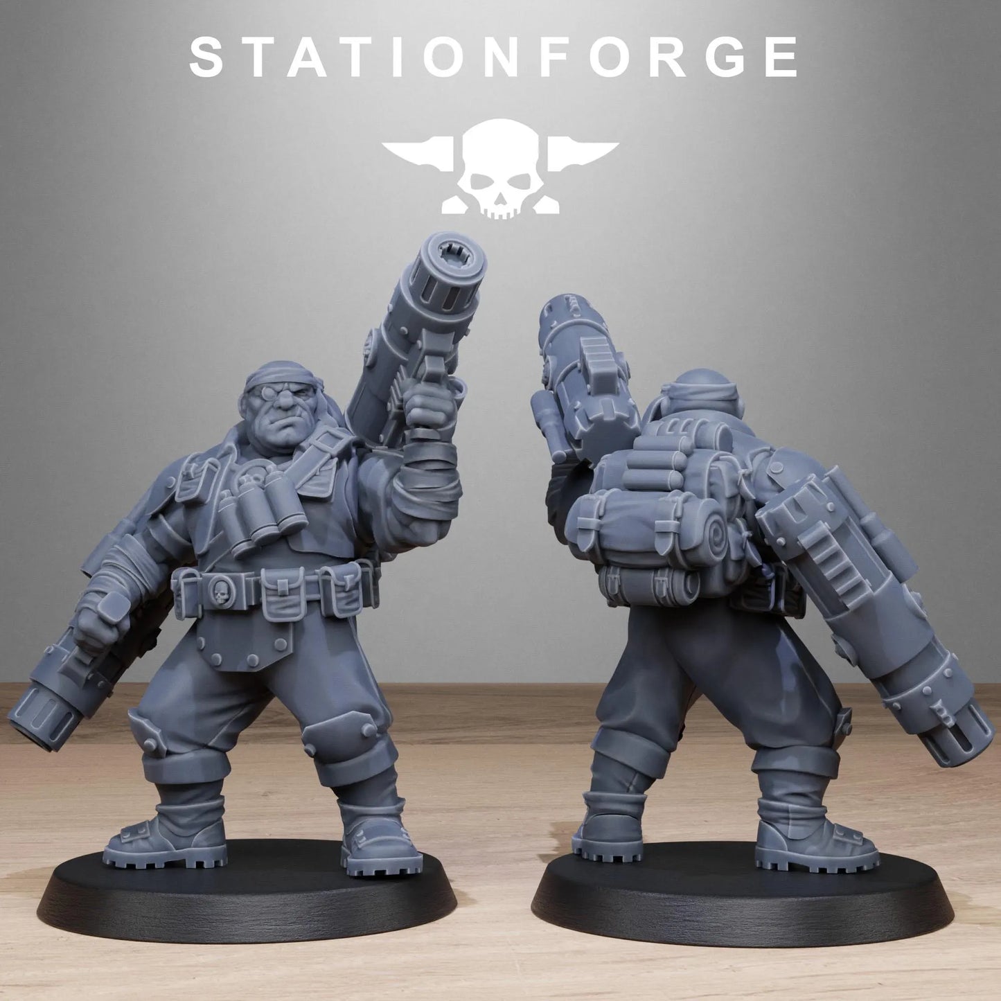 Grim Guard Jungle Fighters – Mutants | Compatible with W40K/WG/SF