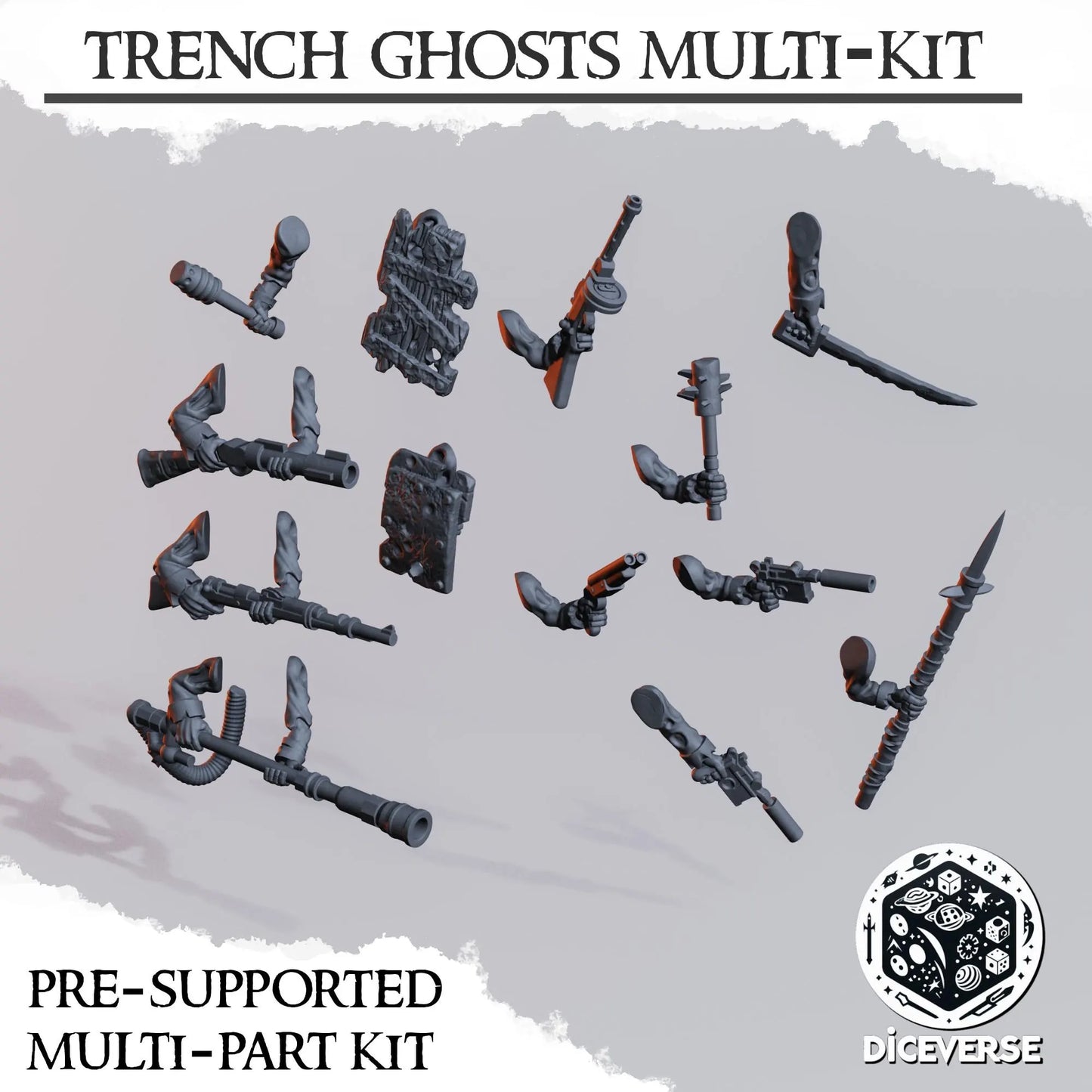 Trench Ghosts - Trench Warband Miniatures | Compatible with Tabletop Wargames