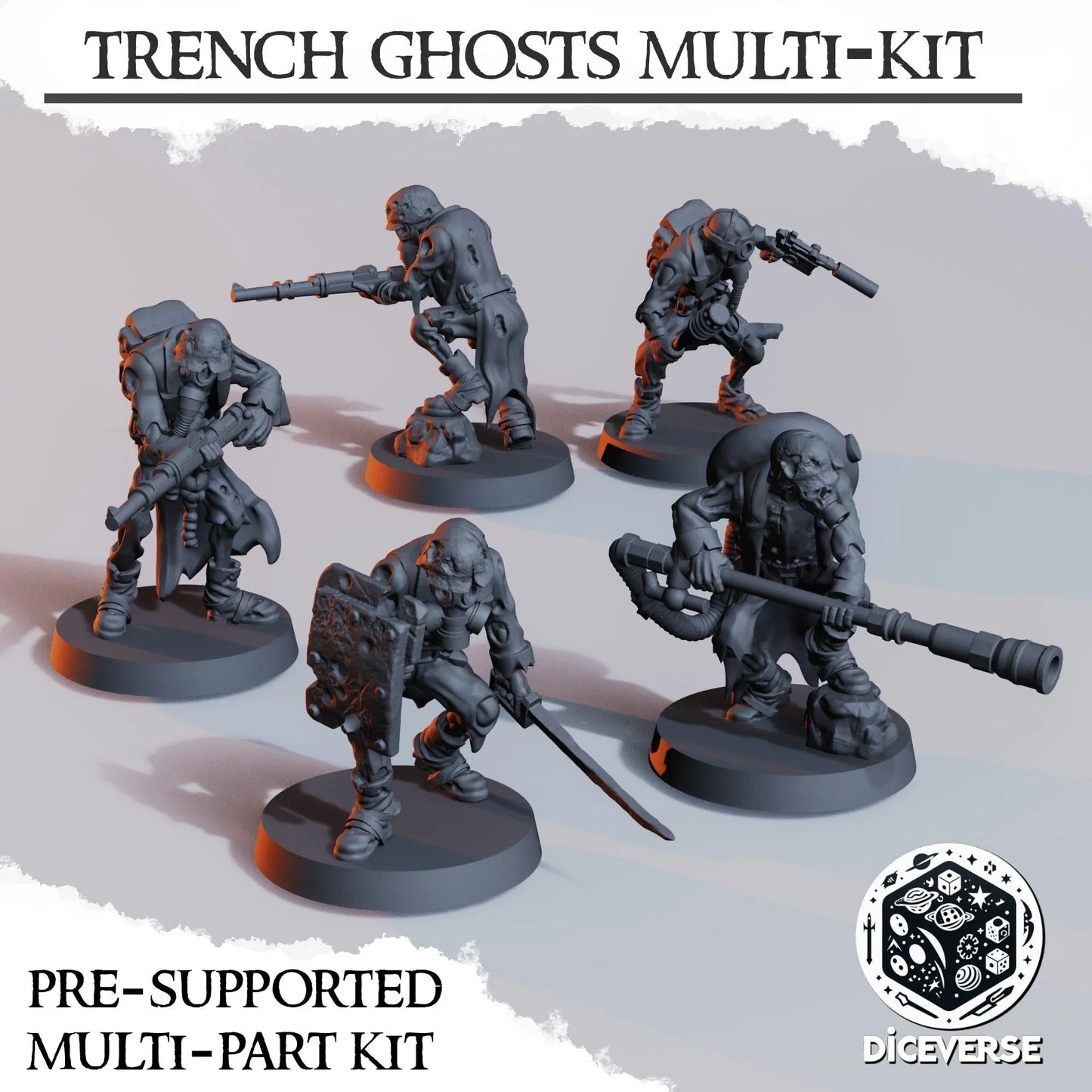 Trench Ghosts - Trench Warband Miniatures | Compatible with Tabletop Wargames