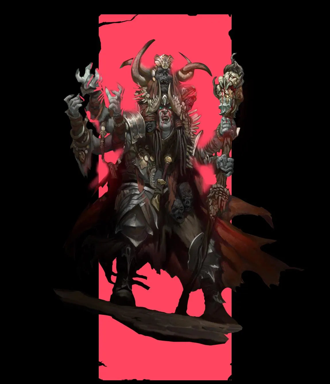 In’Gor “The Spiritbound”, Shaman Champion - Malediction | Compatible with Tabletop Wargames