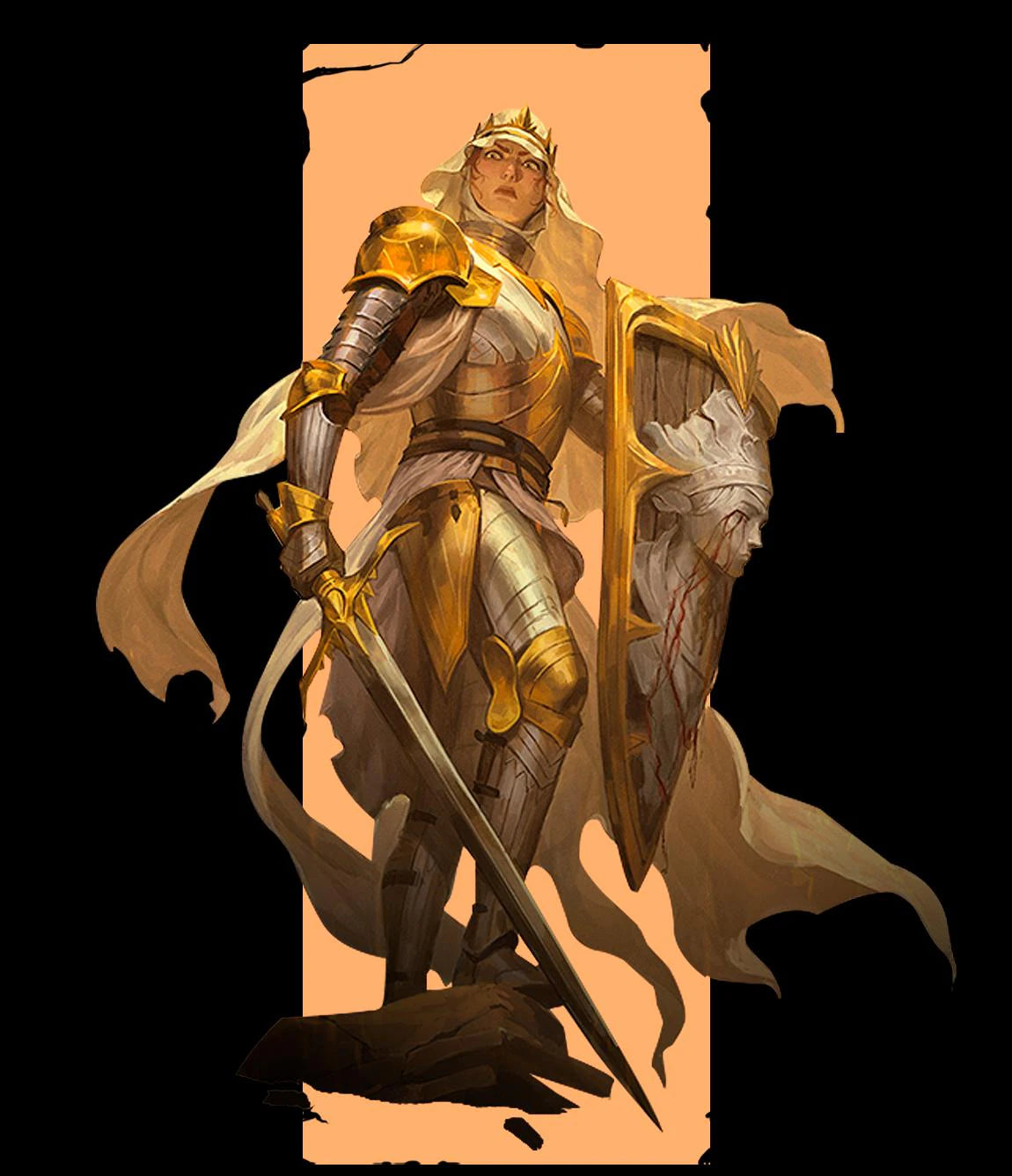 Sigrith Andravos, Holy Champion - Malediction | Compatible with Tabletop Wargames