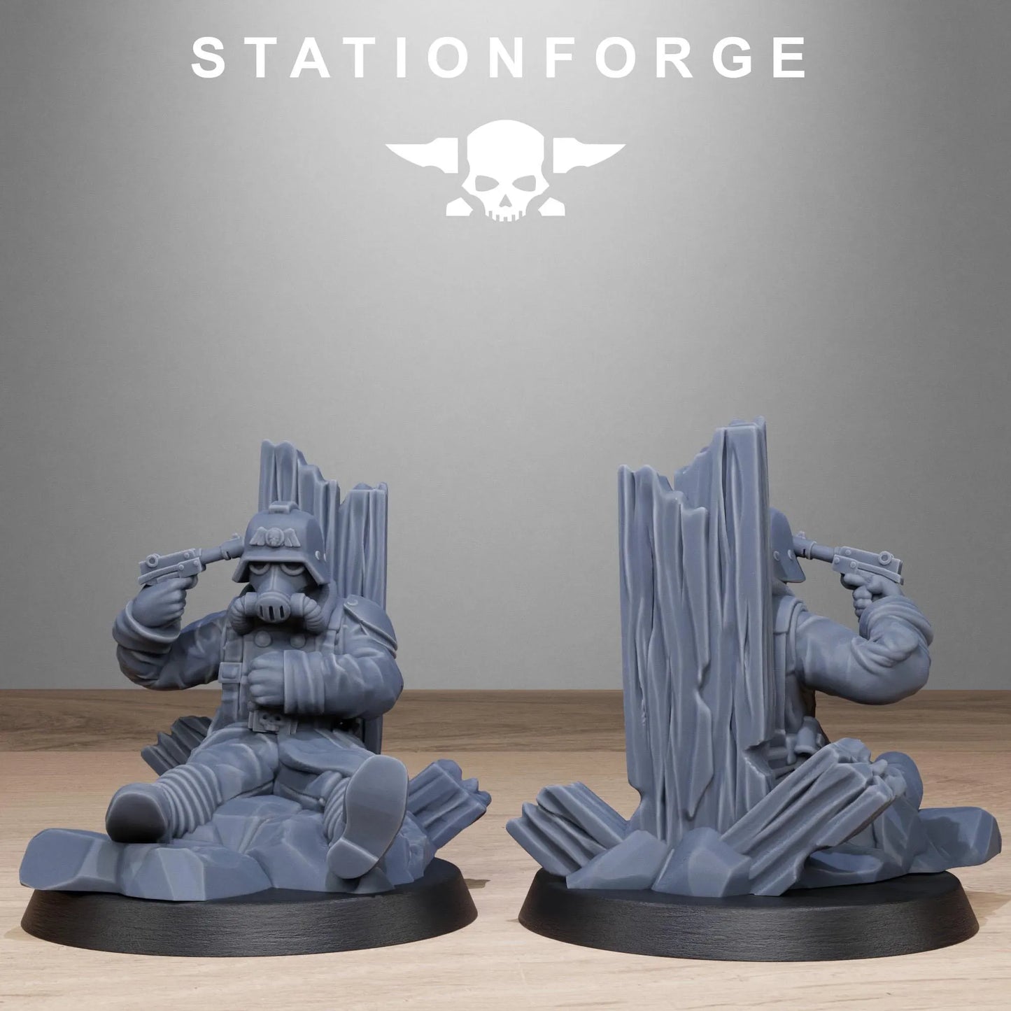 Grim Guard Objective Markers | Compatible with W40K/WG/SF