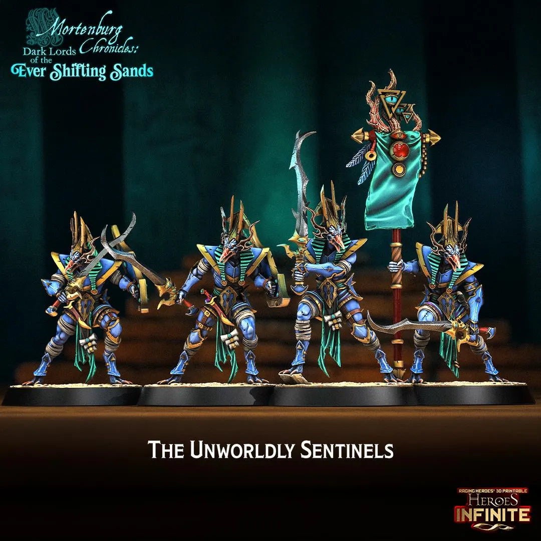 The Unworldly Sentinels - Ever Shifting Sands | Compatible with Tabletop Wargames