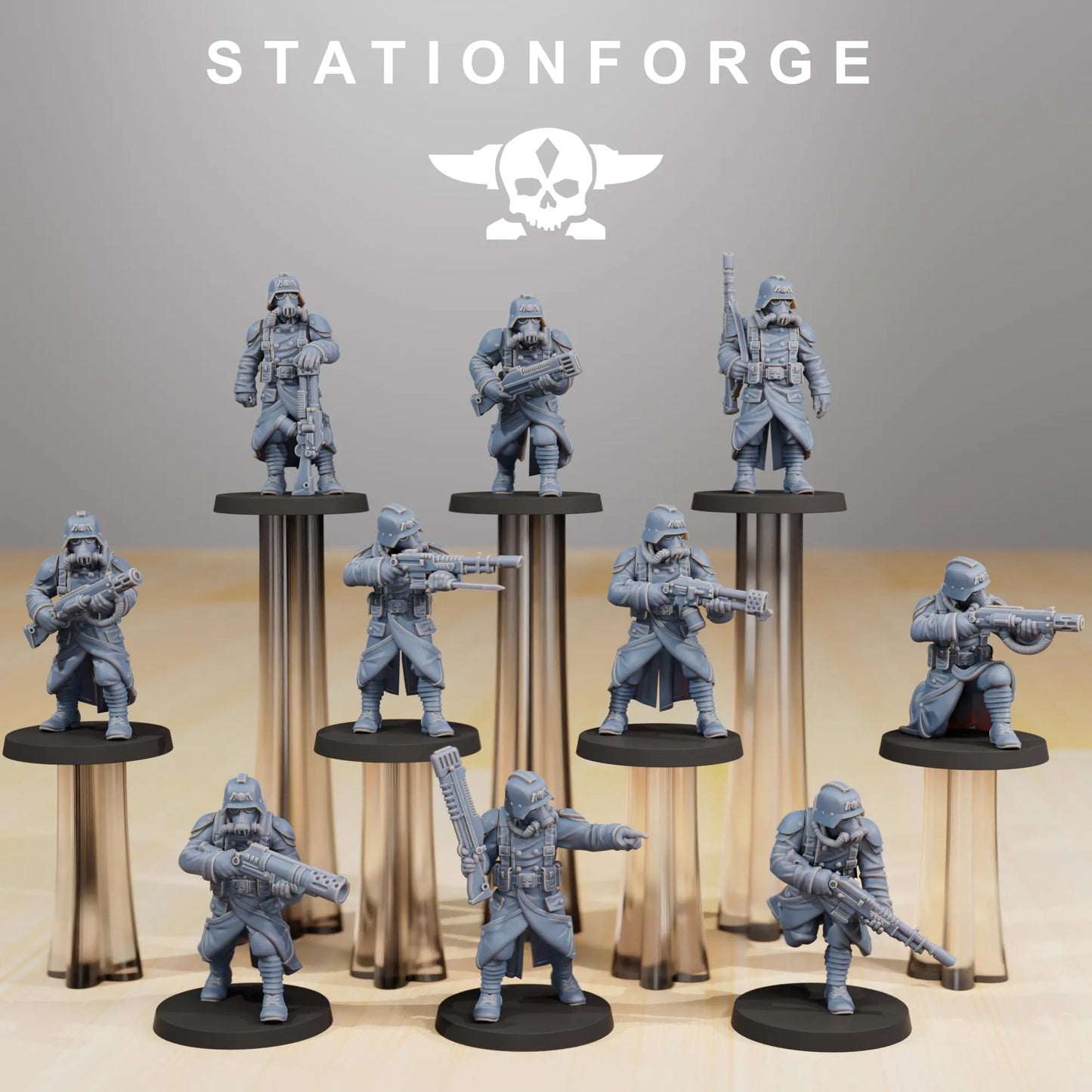 GrimGuard Starter Pack - Complete Army | Compatible with W40K/WG/SF