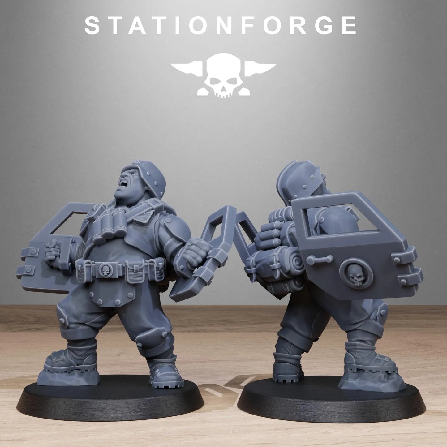 Grim Guard Jungle Fighters – Mutants | Compatible with W40K/WG/SF