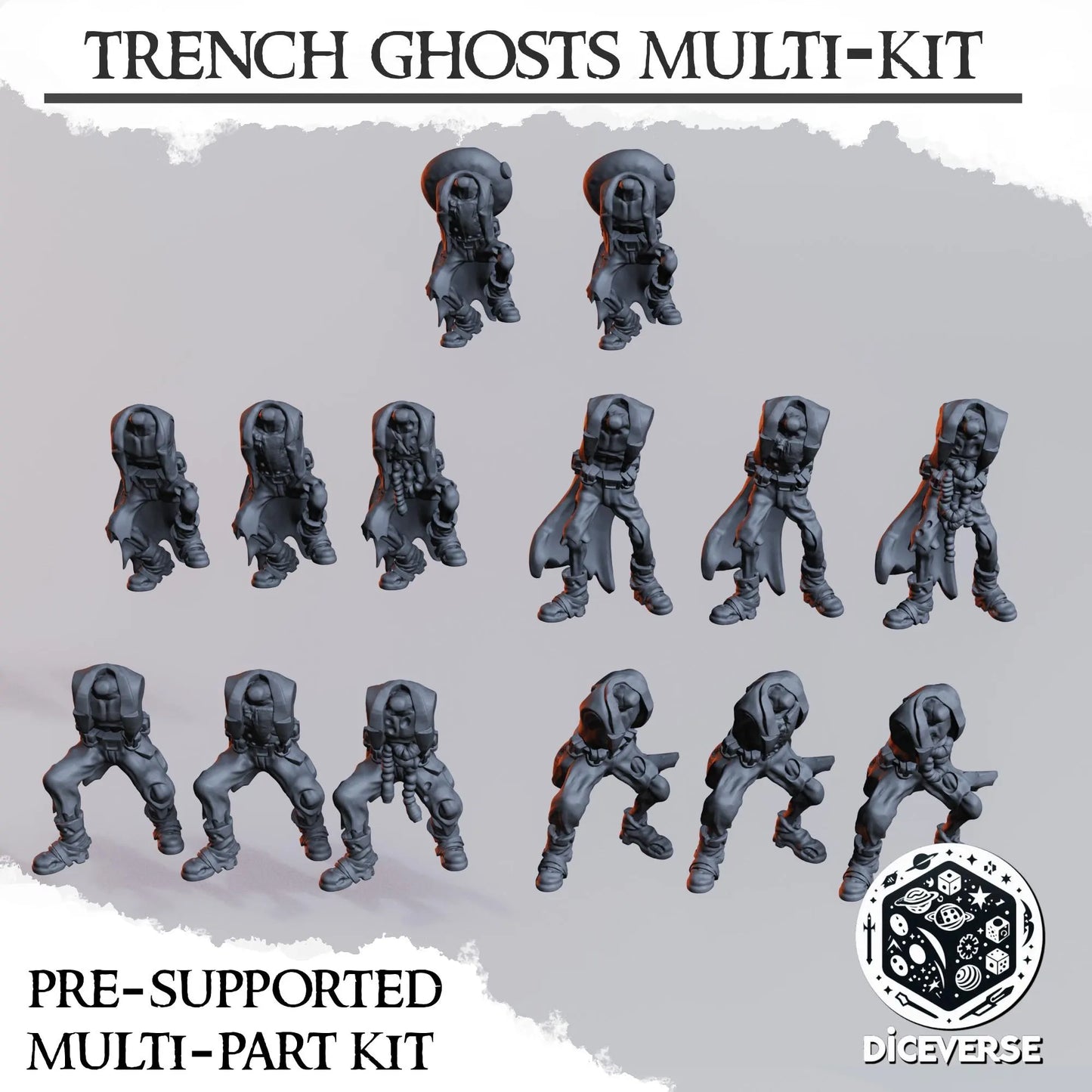 Trench Ghosts - Trench Warband Miniatures | Compatible with Tabletop Wargames