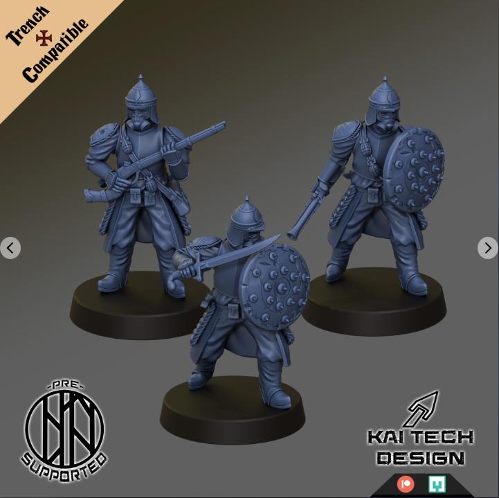 Sultanate Complete Army Set - Trench Warband Miniatures | Compatible with Tabletop Wargames